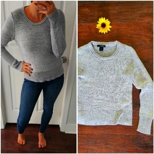 CALVIN KLEIN GREY CREW SWEATER 🍓